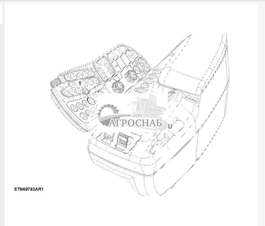 Колпачок клавиши, без регулировки угла лопастей измельчителя 